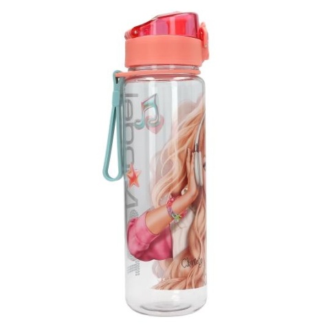 BIDON BUTELKA TOP MODEL MUSIC 650 ML NA WODĘ DO SZKOŁY Z UCHWYTEM