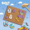BLUEY ZESTAW KREATYWNY tablica korkowa młotek 27 elementów kreatywna zabawa