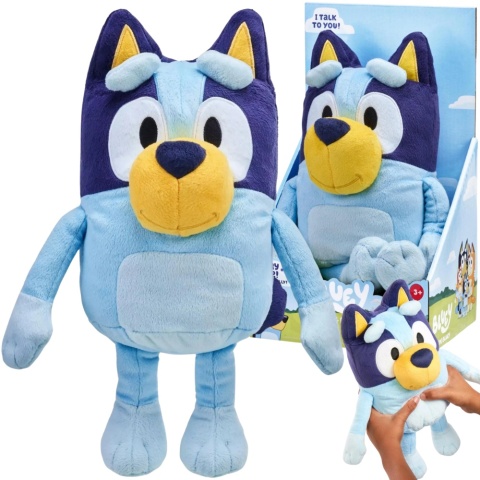 BLUEY interaktywna maskotka pluszak mówiący piesek zabawka dla dziecka