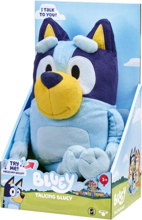 BLUEY interaktywna maskotka pluszak mówiący piesek zabawka dla dziecka
