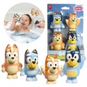 BLUEY zabawki do kąpieli psikawki zestaw figurek do wody dla dziecka