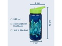 Bidon JURASSIC WORLD 500 ml Butelka ze słomką DINOZAURY dla dzieci