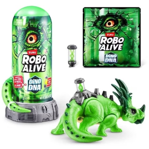 DINOZAUR interaktywny DINO DNA Styrakozaur świeci slime figurka