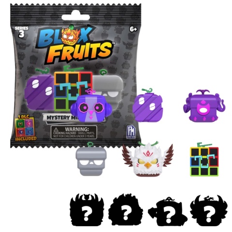 Figurka BLOX FRUITS niespodzianka Seria 3 saszetka Roblox kod DLC