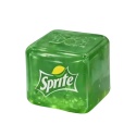 Gniotek NeeDoh sensoryczny Nice Cube kostka lodu antystresowy Squishy 6 cm Zielony