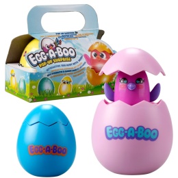 Interaktywne jajka EGG A BOO Zestaw 2 Niespodzianki Figurki dźwięki Figurka