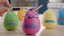 Interaktywne jajka EGG A BOO Zestaw 2 Niespodzianki Figurki dźwięki Figurka