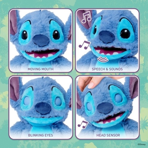 Interaktywny STITCH mini pacynka animatroniczna Lilo i Stitch