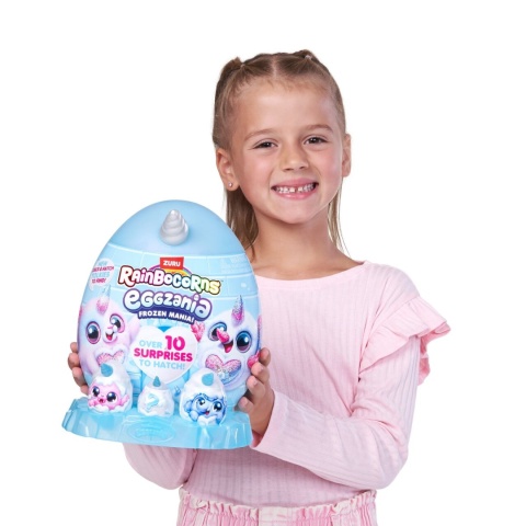 JAJKO NIESPODZIANKA RAINBOCORNS Eggzania Frozen Mania pluszak