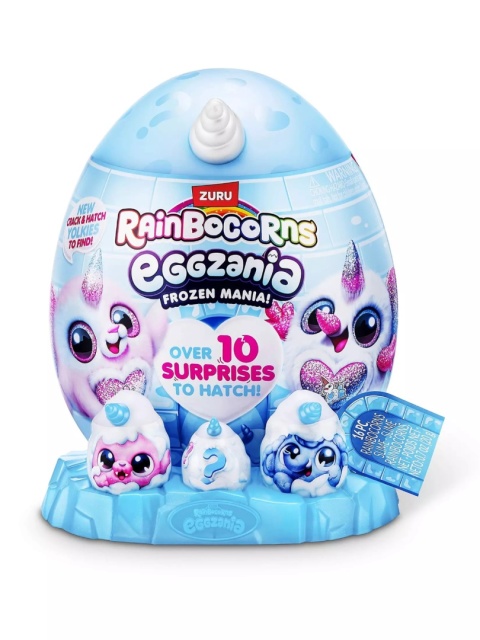 JAJKO NIESPODZIANKA RAINBOCORNS Eggzania Frozen Mania pluszak