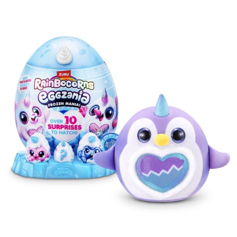 JAJKO NIESPODZIANKA RAINBOCORNS Eggzania Frozen Mania pluszak
