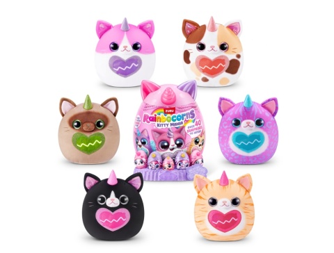 JAJKO NIESPODZIANKA RAINBOCORNS Eggzania Kitty Mania kotek Maskotka