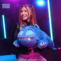 K POP DEMON HUNTERS śpiący DERPY maskotka pluszak tygrys DUŻY 45 cm K POP