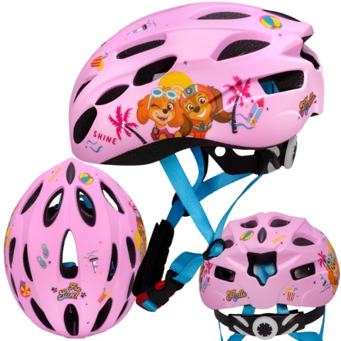 KASK ROWEROWY PSI PATROL SKYE IN-MOLD 48-52 CM DLA DZIECI rozmiar S