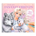 KOLOROWANKA TOP MODEL FANTASY FRIENDS Z NAKLEJKAMI Kreatywne