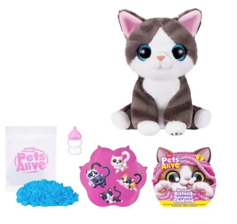 KOTEK INTERAKTYWNY PETS ALIVE Smitten Kittens niespodzianka Maskotka