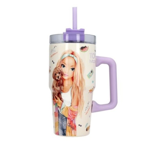 KUBEK TERMICZNY TOP MODEL TO GO SUNNY DOG dla dzieci 590ml DO SZKOŁY NA WODĘ