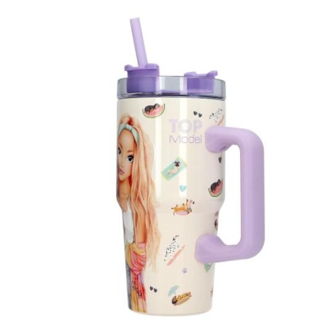 KUBEK TERMICZNY TOP MODEL TO GO SUNNY DOG dla dzieci 590ml DO SZKOŁY NA WODĘ