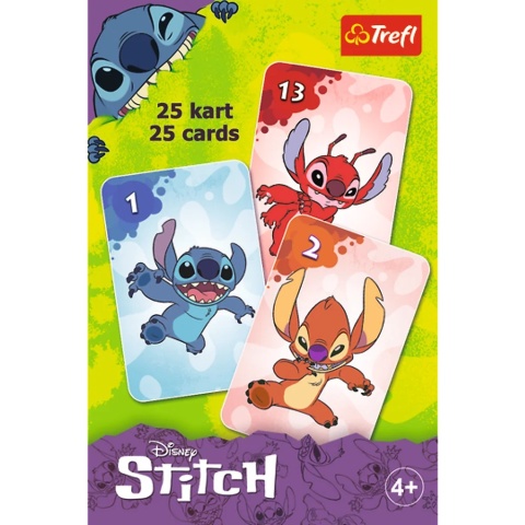 Karty Piotruś STITCH gra karciana dla dzieci Lilo i Stitch