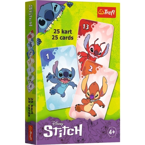 Karty Piotruś STITCH gra karciana dla dzieci Lilo i Stitch