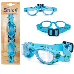 Okulary pływackie Stitch regulowane na basen dla dzieci