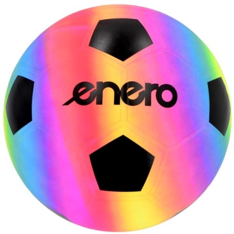 PIŁKA nożna RAINBOW 21 cm winylowa PVC kolorowa rekreacyjna Enero