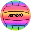 PIŁKA siatkowa RAINBOW 21 cm winylowa PVC plażowa kolorowa Enero
