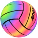 PIŁKA siatkowa RAINBOW 21 cm winylowa PVC plażowa kolorowa Enero
