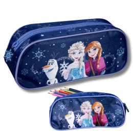 PIÓRNIK szkolny FROZEN KRAINA LODU Anna Elsa jednokomorowy na kredki