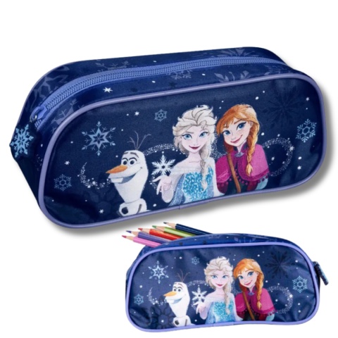 PIÓRNIK szkolny FROZEN KRAINA LODU Anna Elsa jednokomorowy na kredki