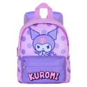 PLECAK PRZEDSZKOLNY KUROMI SANRIO 27 CM JEDNOKOMOROWY DZIECIĘCY FIOLETOWY