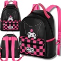 PLECAK PRZEDSZKOLNY KUROMI SANRIO CHESS 25 CM JEDNOKOMOROWY DZIECIĘCY