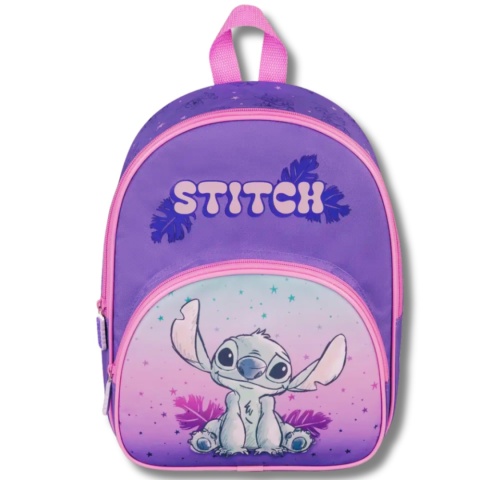PLECAK STITCH ANGEL dziecięcy przedszkolny z kieszenią na zamek lekki 30cm