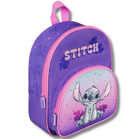 PLECAK STITCH ANGEL dziecięcy przedszkolny z kieszenią na zamek lekki 30cm