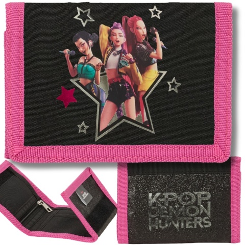 PORTFEL K-POP DEMON HUNTERS ENERGY DZIEWCZĘCY NA RZEP KIESZONKA MONETY