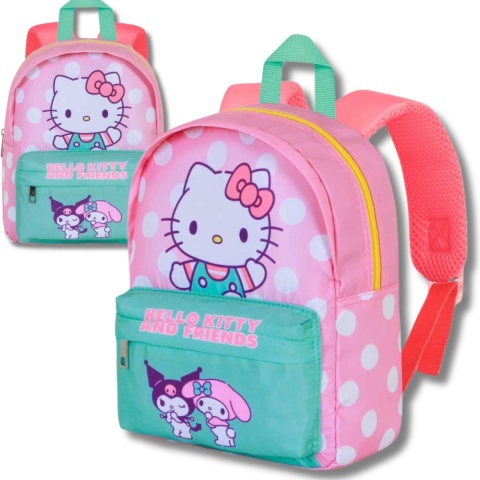 PRZEDSZKOLNY HELLO KITTY SANRIO 27 CM JEDNOKOMOROWY DZIECIĘCY PASTEL