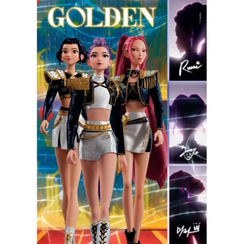 PUZZLE K POP DEMON HUNTERS 180 elementów dla dzieci układanka K-POP