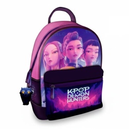 Plecak K Pop Demon Hunters różowy metaliczny K-POP przedszkolny