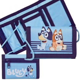 Portfel dziecięcy BLUEY I BINGO dla dzieci saszetka z przegródkami