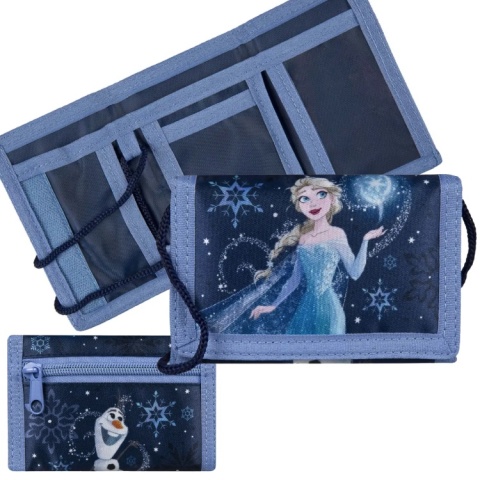 Portfel dziecięcy KRAINA LODU Frozen Elsa dla dzieci saszetka z przegródkami