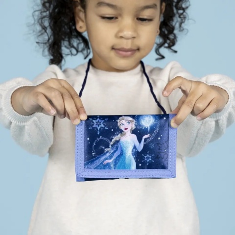 Portfel dziecięcy KRAINA LODU Frozen Elsa dla dzieci saszetka z przegródkami