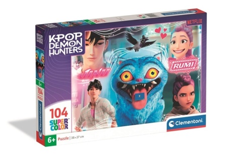 Puzzle K Pop Demon Hunters 104 elementy Clementoni Super Color