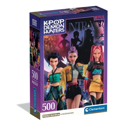 Puzzle K Pop Demon Hunters 500 elementów Compact licencjonowane