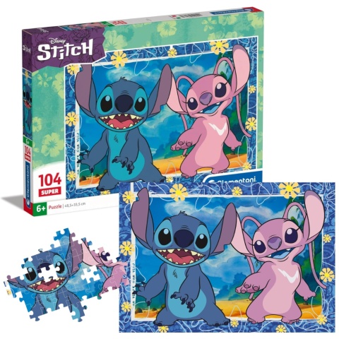 Puzzle Lilo i Stitch 104 elementy Clementoni Super Color