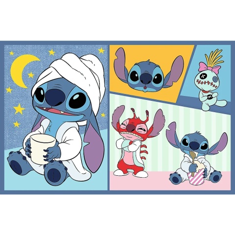 Puzzle STITCH dla dzieci 2x70 elementów dwie układanki