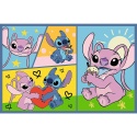 Puzzle STITCH dla dzieci 2x70 elementów dwie układanki