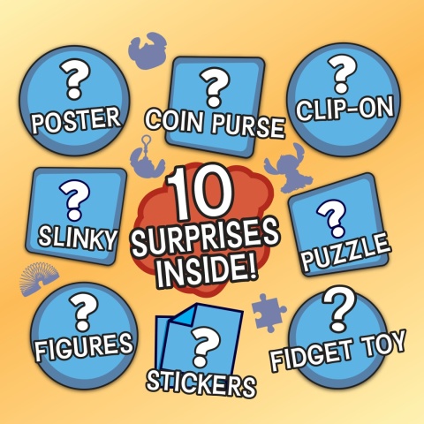 STITCH Kapsuła Niespodzianka Disney Surprise Box figurka akcesoria prezent XXL