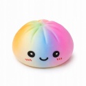 Squishy Dumpling gniotek pierożek tęczowy 10 cm HIT TikTok antystresowy DUM-6