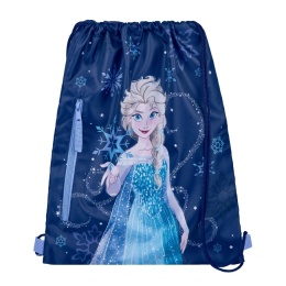 WOREK KRAINA LODU ELSA szkolny na buty sportowy przedszkola plecak 40x32 cm