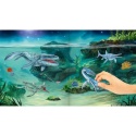 WYKLEJANKA DINO WORLD Z NAKLEJKAMI DINOZAURY ZESTAW KREATYWNY